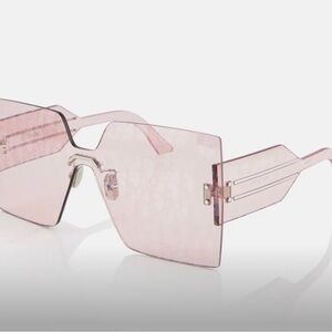 Dior pink logo sunglasses NWT and box